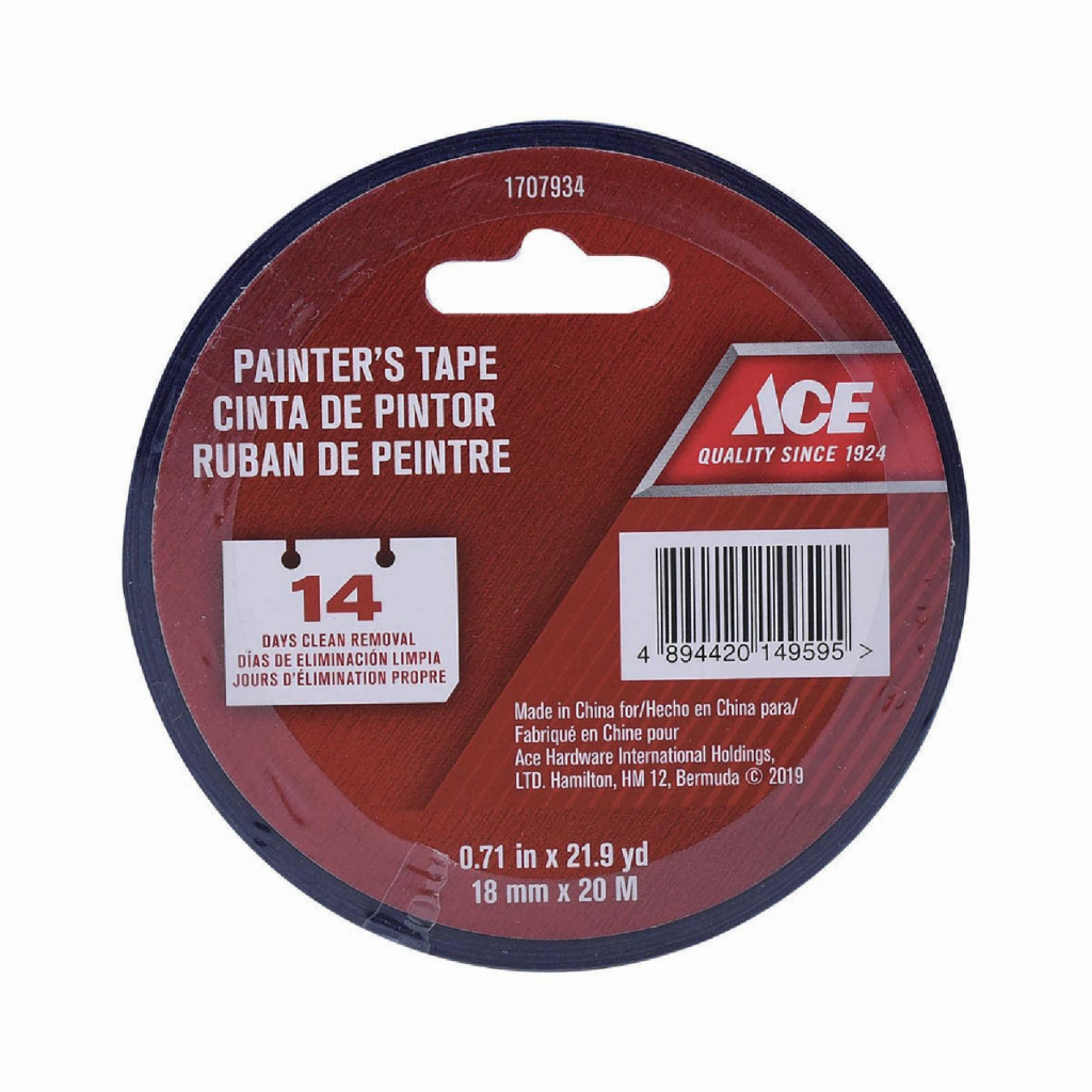 CUỘN BĂNG KEO CHE SƠN 18MM X 20M ACE