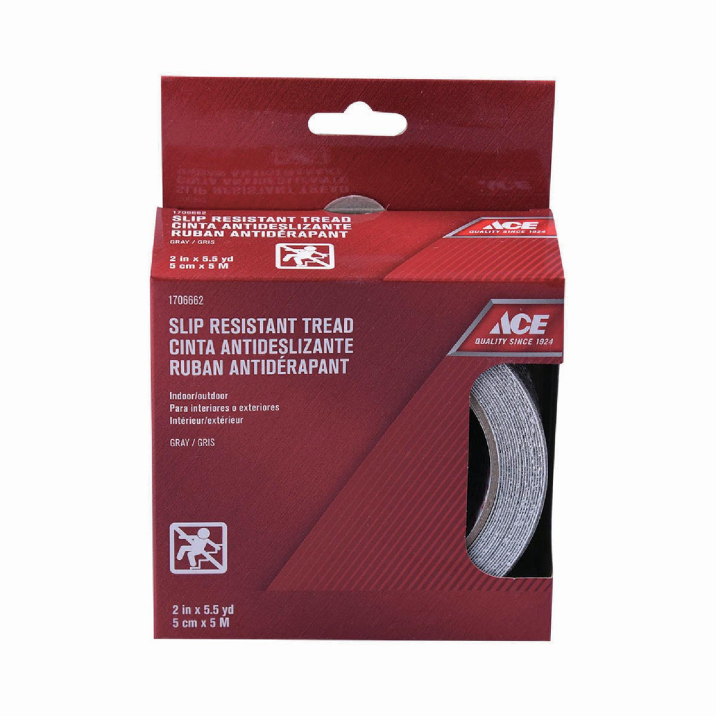 ACE CUỘN BĂNG KEO CHỐNG TRƯỢT 5CMX5M MÀU XÁM