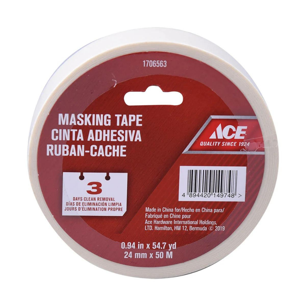 ACE CUỘN BĂNG KEO GIẤY ĐA NĂNG 24MMX50M