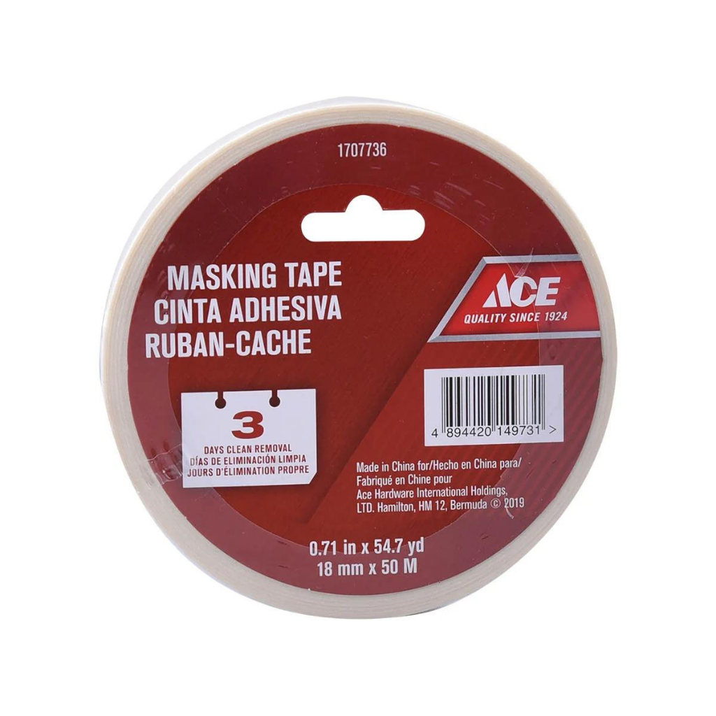 ACE CUỘN BĂNG KEO GIẤY ĐA NĂNG 18MMX50M