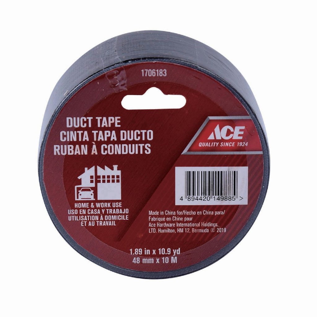 ACE CUỘN BĂNG KEO VẢI KHÁNG NƯỚC ĐEN 48MMX10M