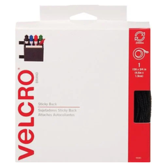 CUỘN ĐAI DÁN 2 MẶT HIỆU VELCRO MÀU ĐEN 460 X 1.9CM