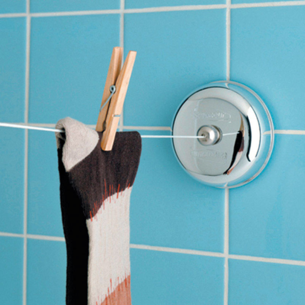 CUỘN DÂY PHƠI ĐỒ DÂY RÚT BẰNG NHỰA HOMZ 2.4M