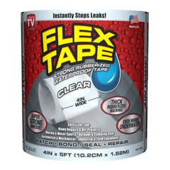 CUỘN KEO CHỐNG THẤM FLEX TAPE 0.1CMX1.5M TRONG