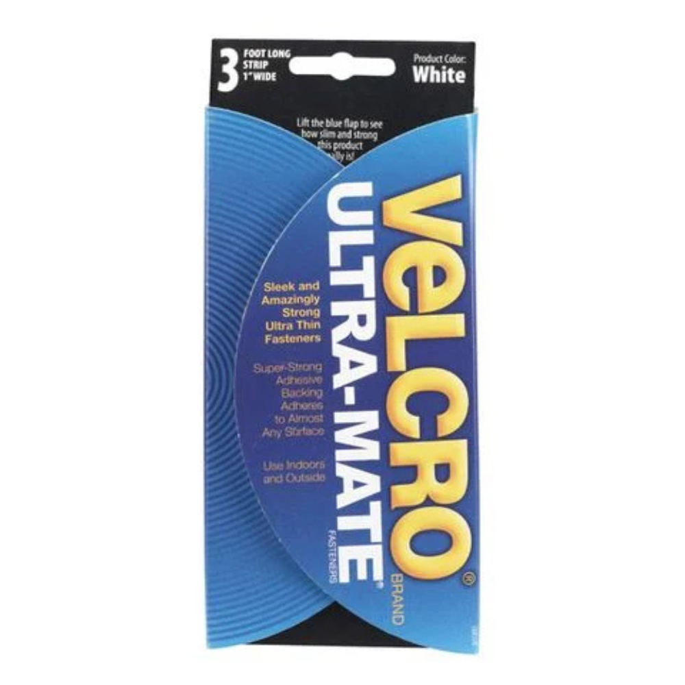CUỘN BĂNG DÍNH 2.5 X 1.9CM VELCRO BẰNG NYLON TRẮNG