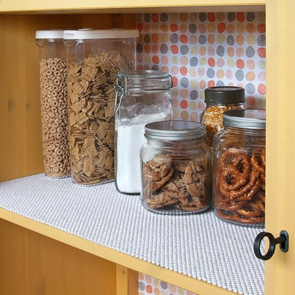 CON-TACT CUỘN NHỰA LÓT KỆ TỦ TRẮNG 122X51 CM