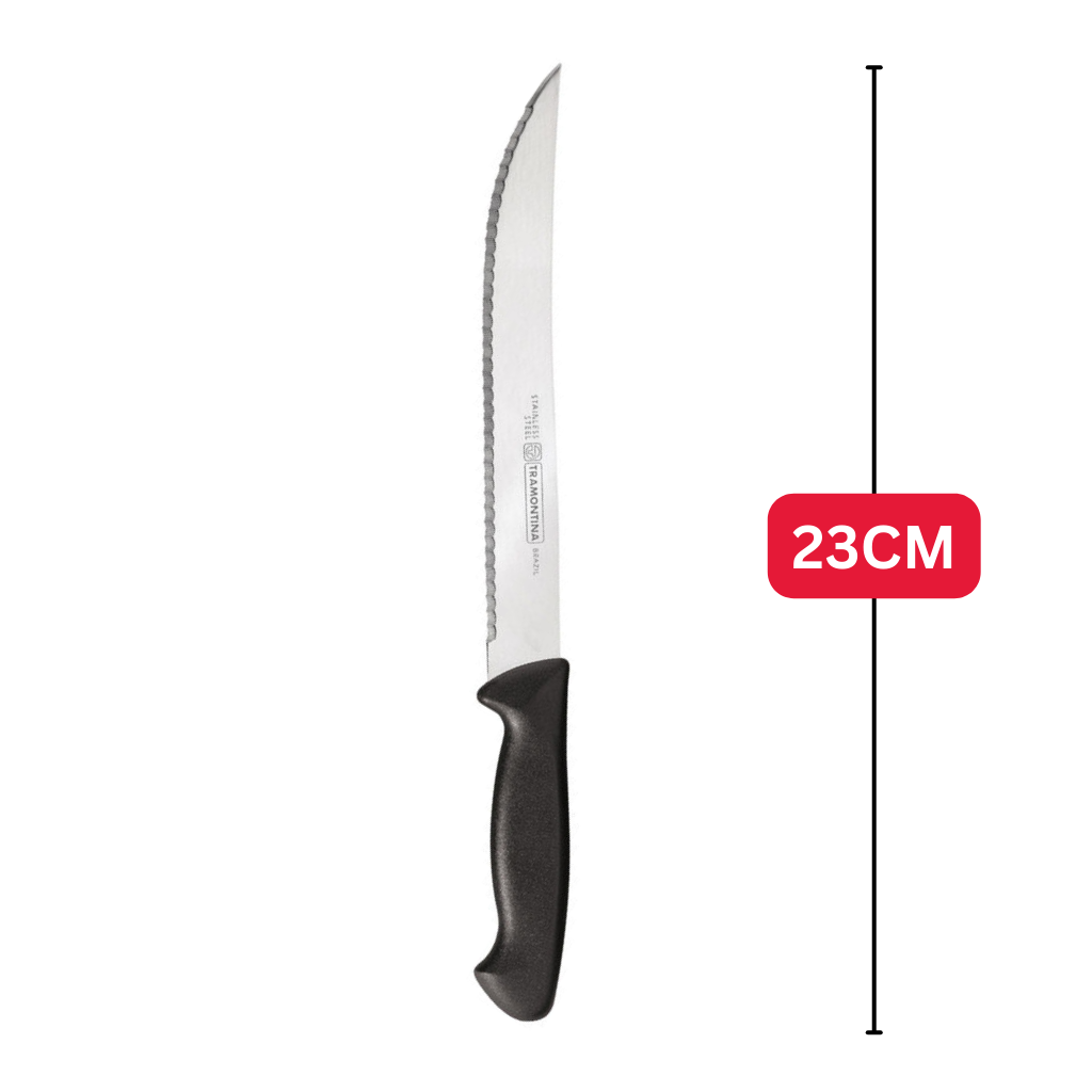 DAO GỌT TRÁI CÂY/BÁNH MỲ TRAMONTINA 23CM BẰNG THÉP