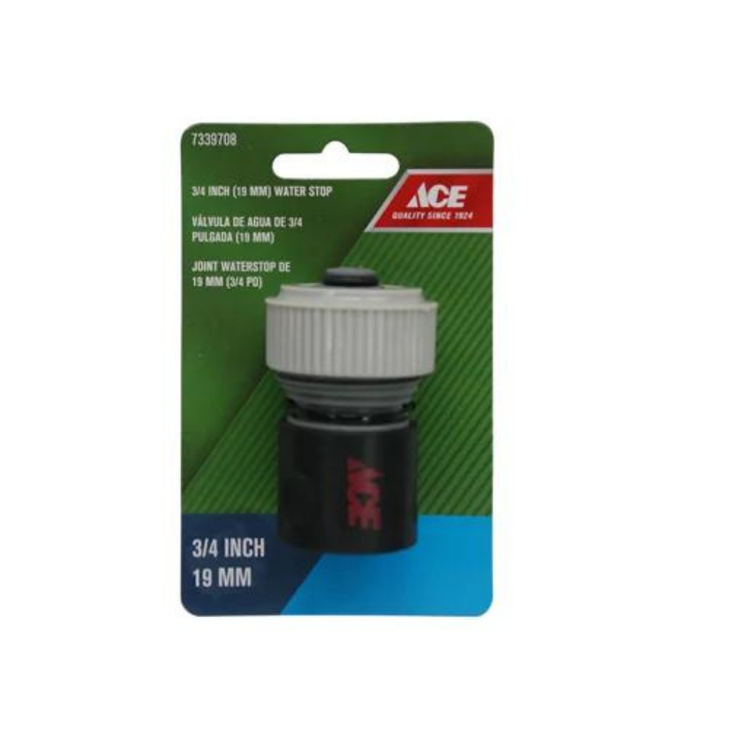 ACE ĐẦU KHOÁ NƯỚC BẰNG NHỰA 1.9 CM MÀU ĐỎ/ĐEN