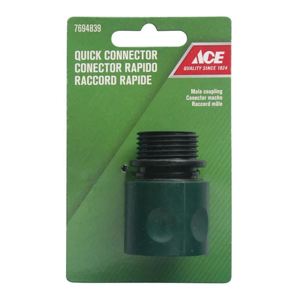 ĐẦU NỐI ỐNG REN ĐỰC BẰNG NHỰA ACE