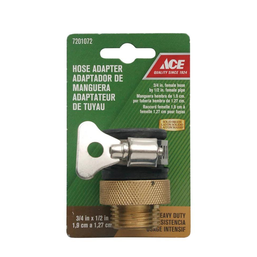 ĐẦU NỐI VÒI ACE ĐẦU CÁI 1.27CM SANG 1.9CM ĐỒNG