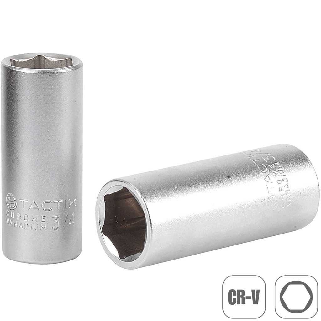 ĐẦU TUÝP DÀI 1/2IN. 6 CẠNH 22MM TACTIX
