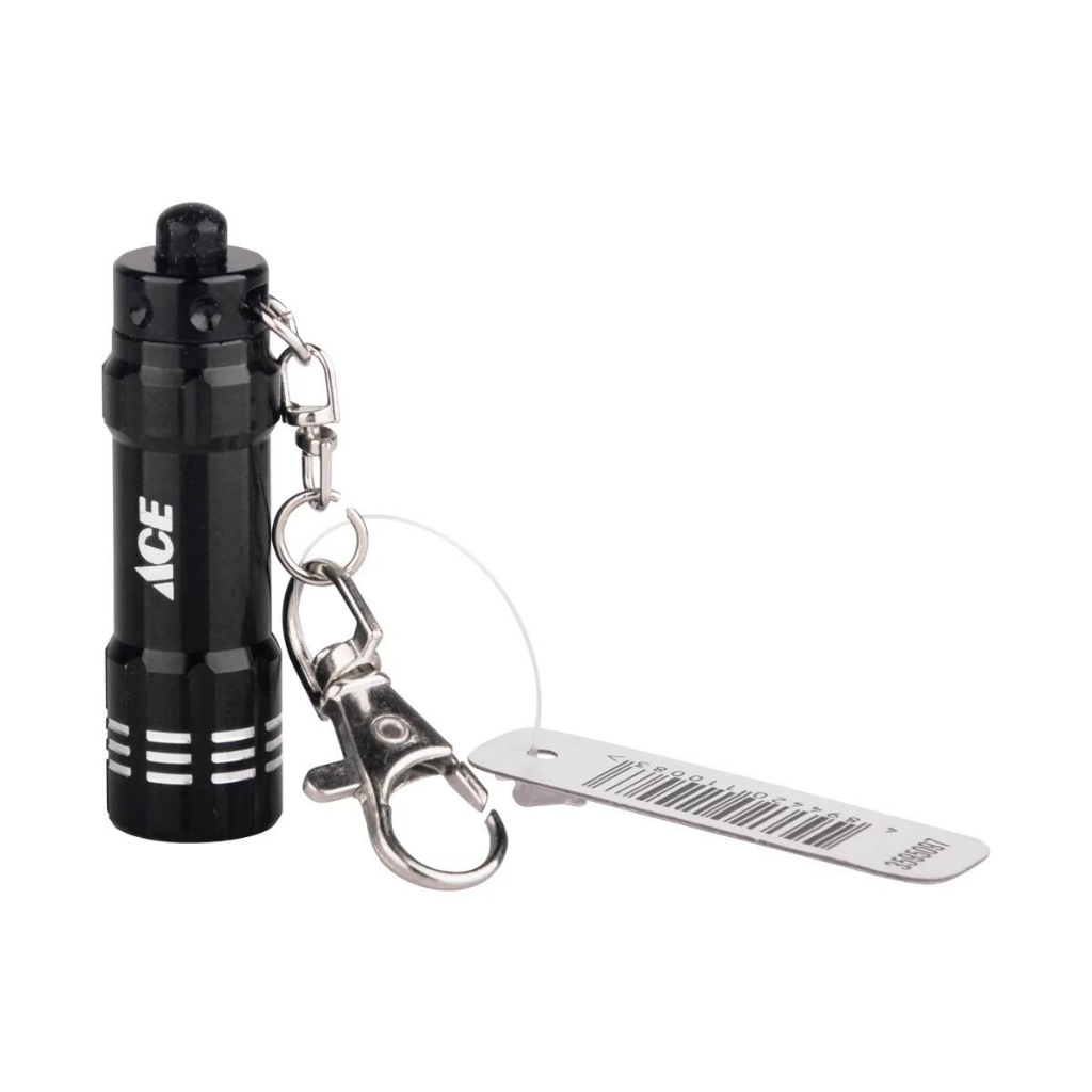 ĐÈN PIN LED ACE KÈM MÓC KHÓA SỬ DỤNG 3 PIN LR44