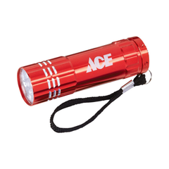 ACE ĐÈN PIN LED GỒM PIN AAA VỎ NHÔM NHẸ