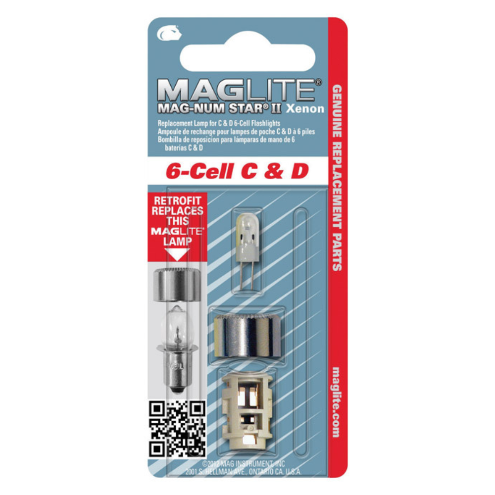 ĐÈN XENON BI-PIN 6-CELL C&D MAGLITE