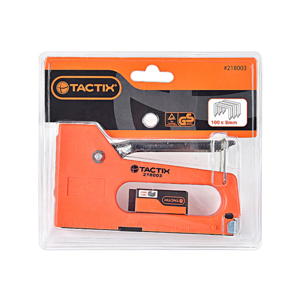 DỤNG CỤ BẤM GHIM CẦM TAY TACTIX BẰNG THÉP BỌC NHỰA