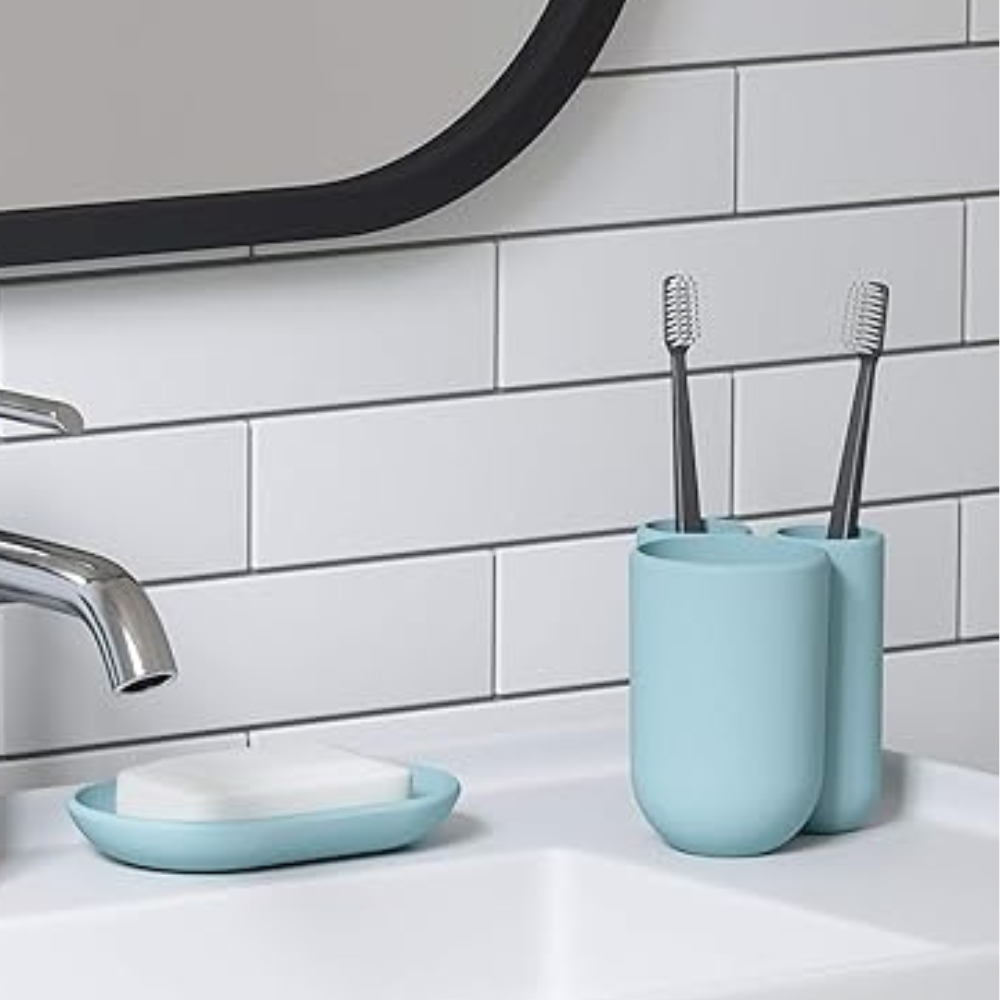 DỤNG CỤ ĐỰNG BÀN CHẢI UMBRA 10X8X10CM XANH BIỂN