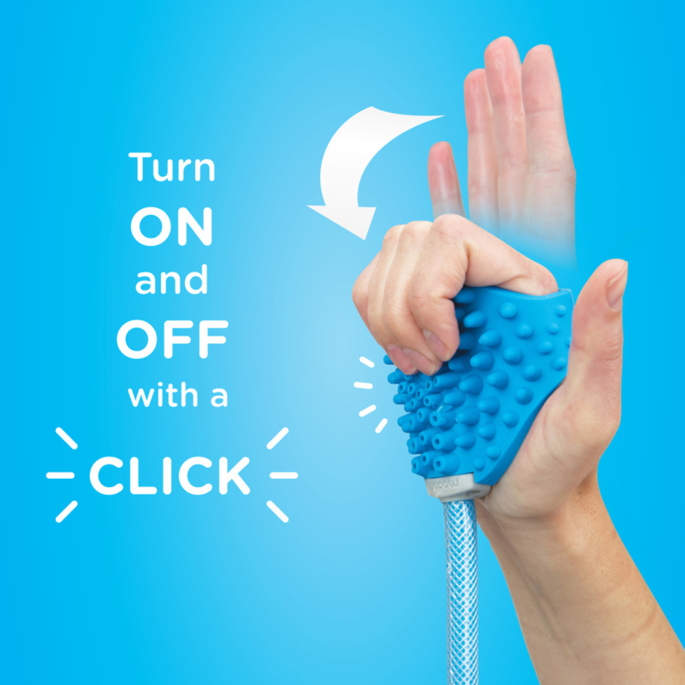 DỤNG CỤ TẮM THÚ CƯNG AQUAPAW XANH DƯƠNG