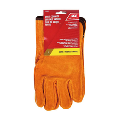 ACE CẶP GĂNG TAY DA BÒ CỔ TAY CO GIÃN NÂU SIZE L