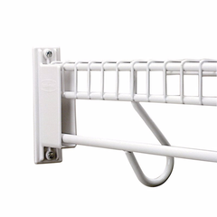 GIÁ TREO KỆ SẮT RUBBERMAID TRẮNG L30CM W20CM L3CM