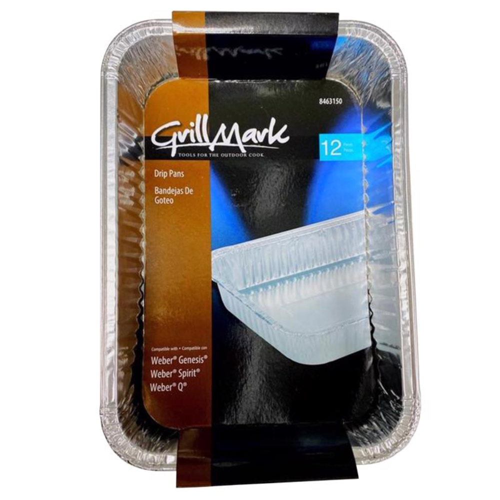 GÓI 12 KHAY NHÔM DÙNG 1 LẦN GRILL MARK