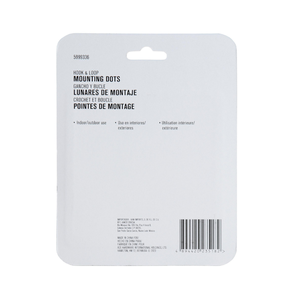 ACE GÓI 12 MIẾNG DÁN TREO ĐỒ BẰNG XỐP