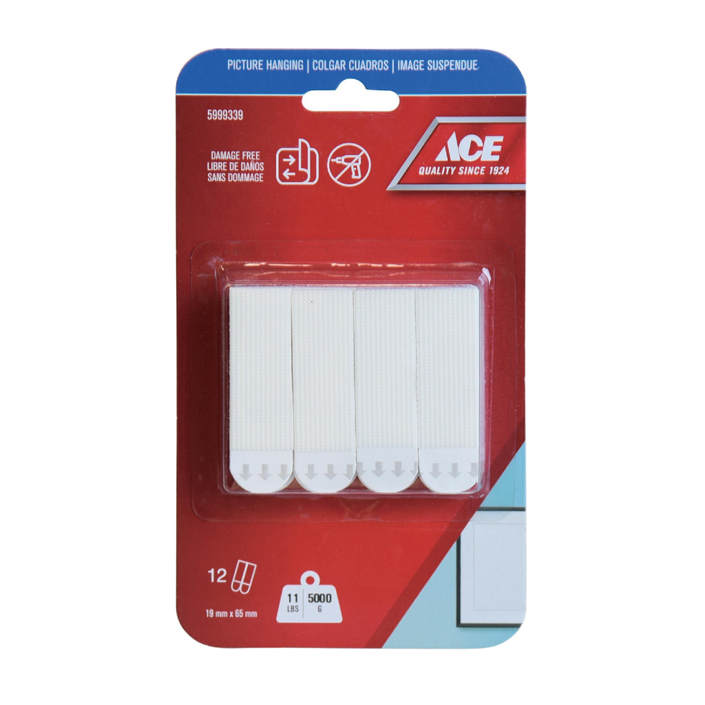 ACE GÓI 12 MIẾNG DÁN TREO TRANH BẰNG XỐP TẢI 5KG