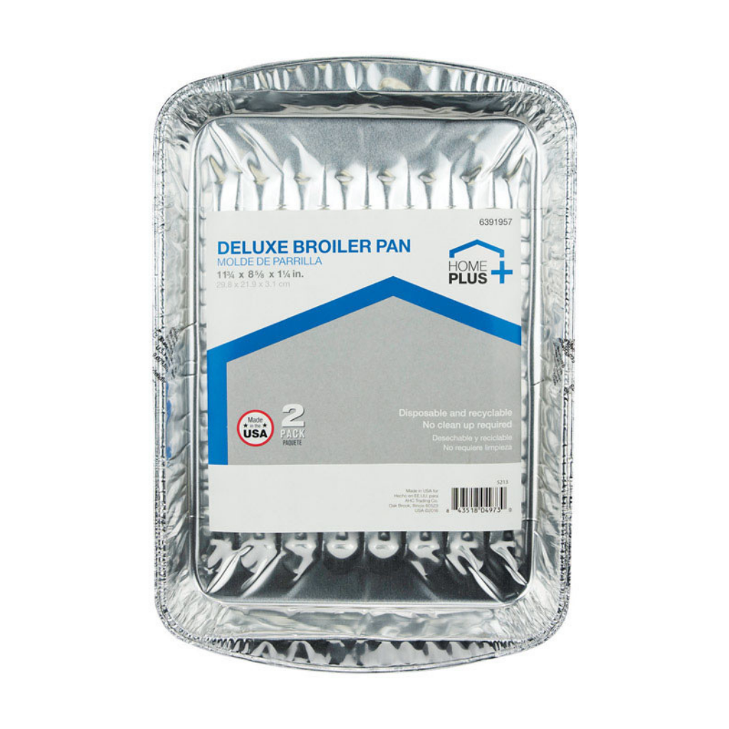 GÓI 2 KHAY NƯỚNG GIẤY BẠC HOMEPLUS 21.6X29.8CM