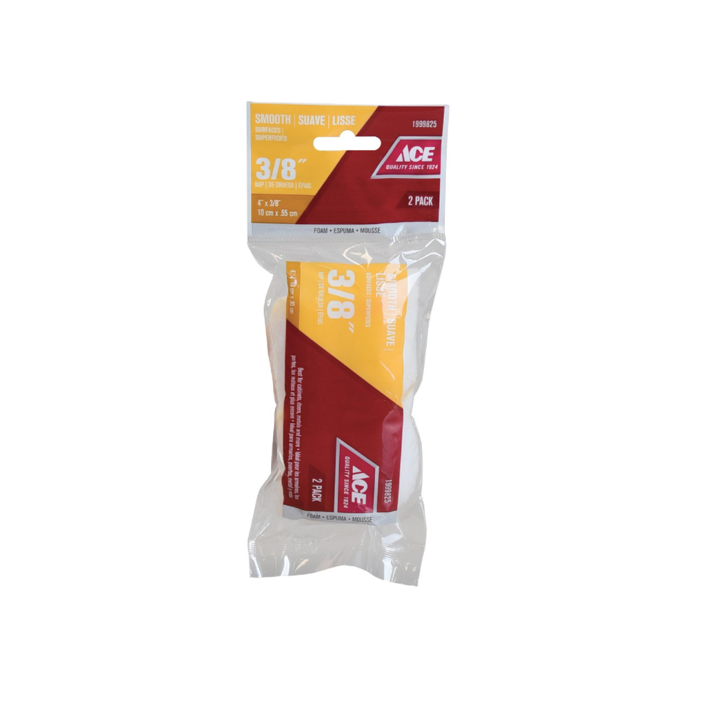 GÓI 2 RULO LĂN SƠN MINI BẰNG MÚT XỐP 10X0.95CM ACE