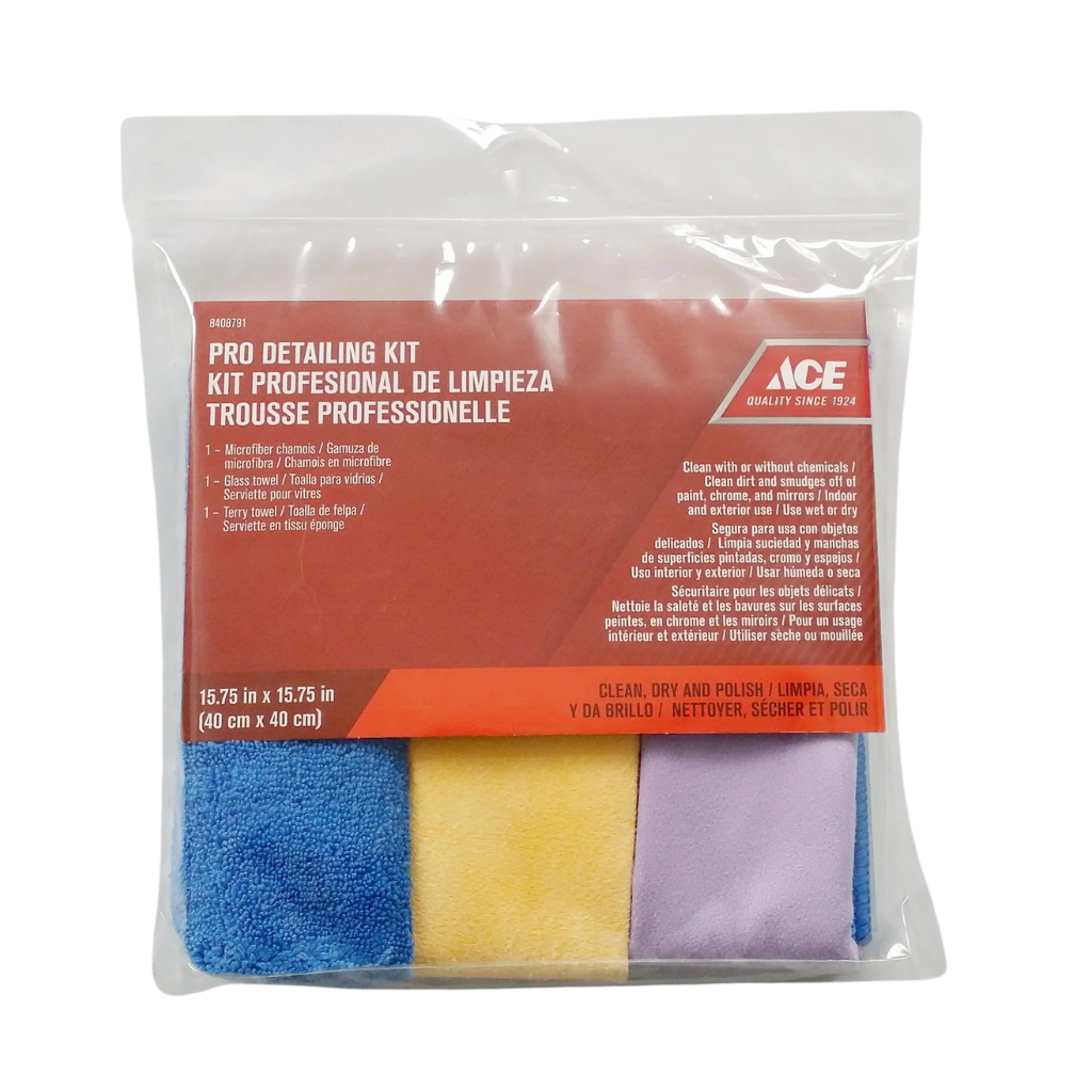 GÓI 3 KHĂN LAU BỤI ACE 40X40CM BẰNG VẢI TỔNG HỢP