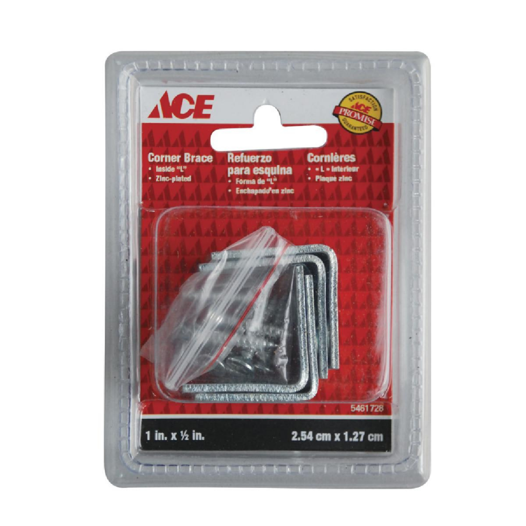 ACE GÓI 4 BẢN LỀ NẸP GÓC CHỮ L 2.54X1.27CM