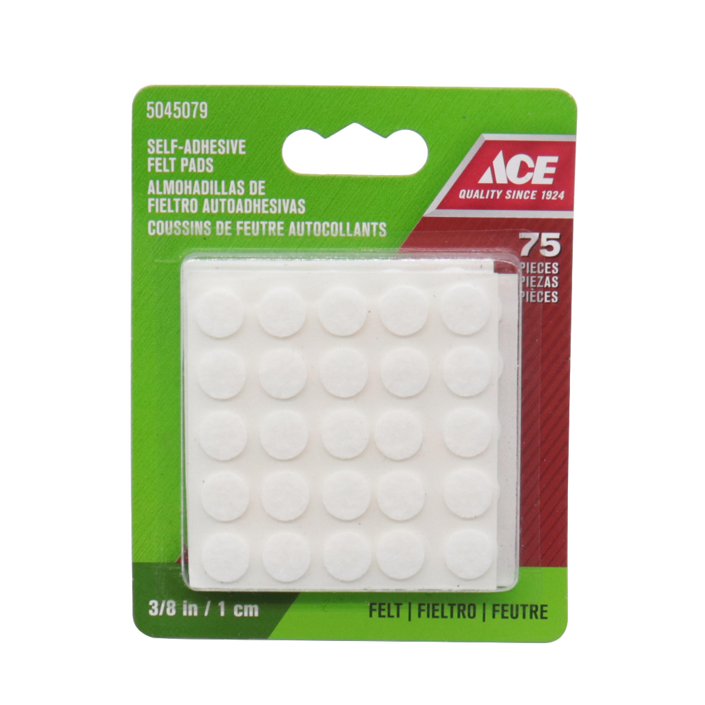 ACE GÓI 75 ĐỆM TRÒN LÓT CHÂN NỘI THẤT VẢI NỈ 1CM