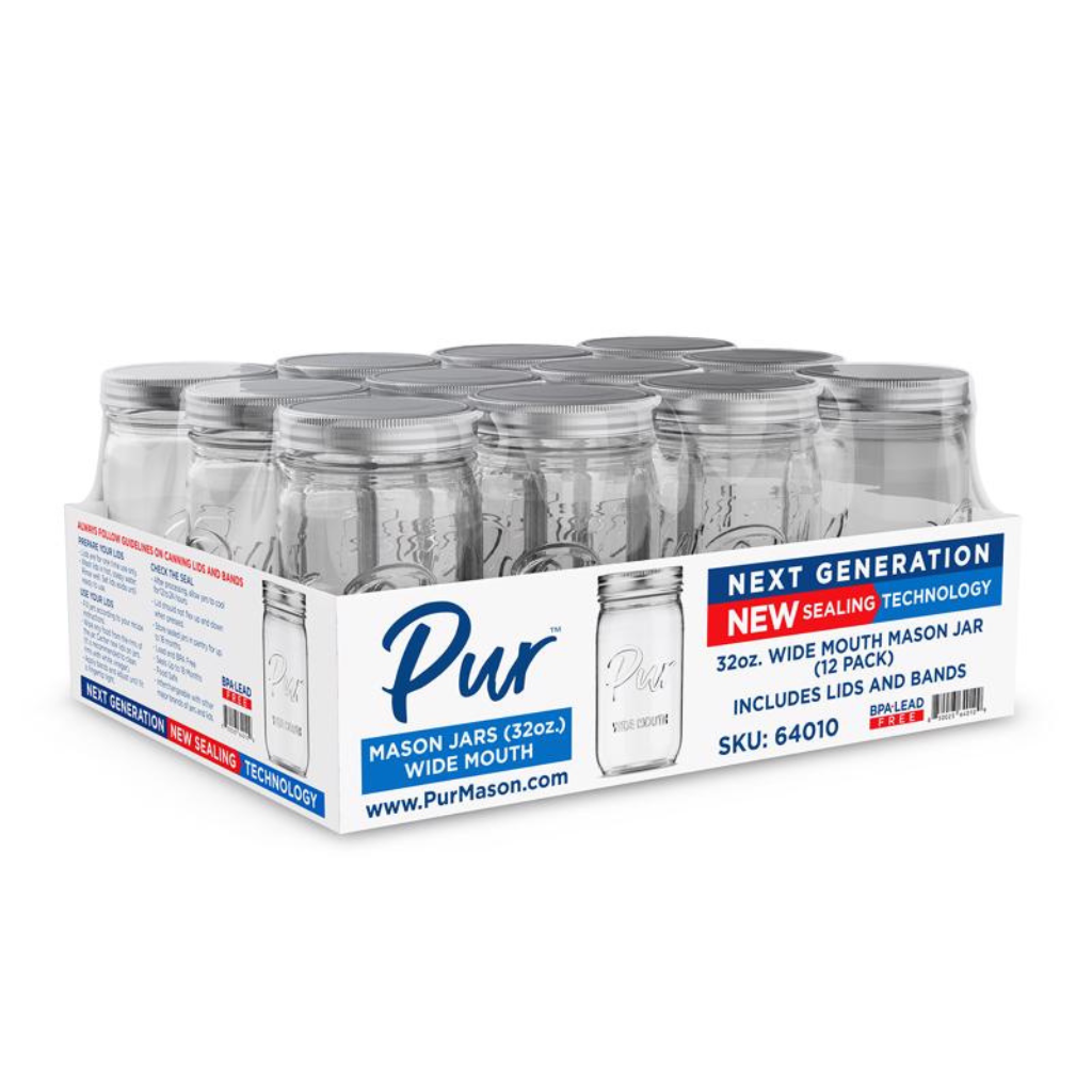 HỘP 12 HŨ THỦY TINH 946ML ACE