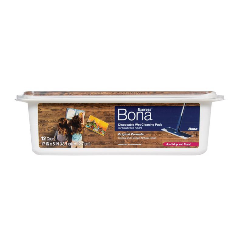 BONA HỘP 12 TẤM LAU SÀN GỖ 12 X 43CM (THAY THẾ)