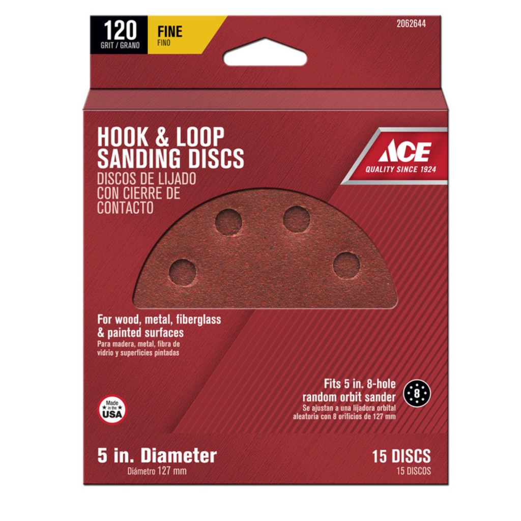 HỘP 15 MIẾNG CHÀ NHÁM ACE ĐỘ NHÁM 120GRIT