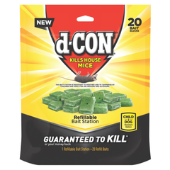 HỘP 20 VIÊN BẢ CHUỘT D-CON 280G MÃ CAS 67-97-0