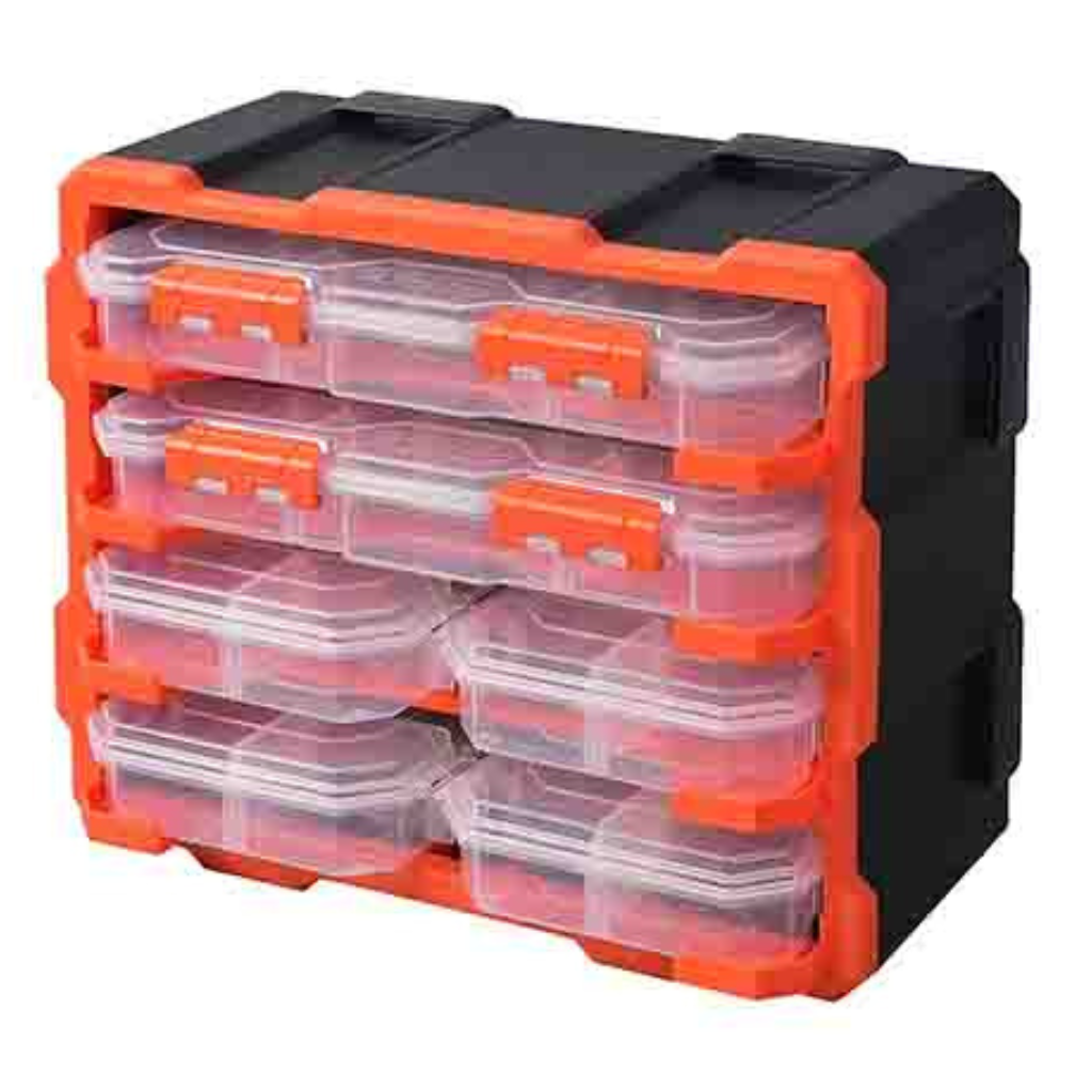 HỘP ĐỰNG 6 NGĂN TACTIX 320672# NHỰA 37.8X18X32CM