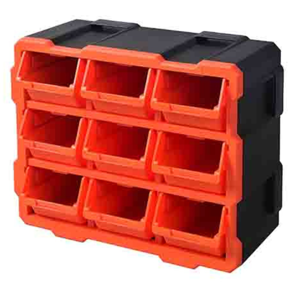 KỆ DỤNG CỤ BẰNG NHỰA 9 NGĂN TACTIX