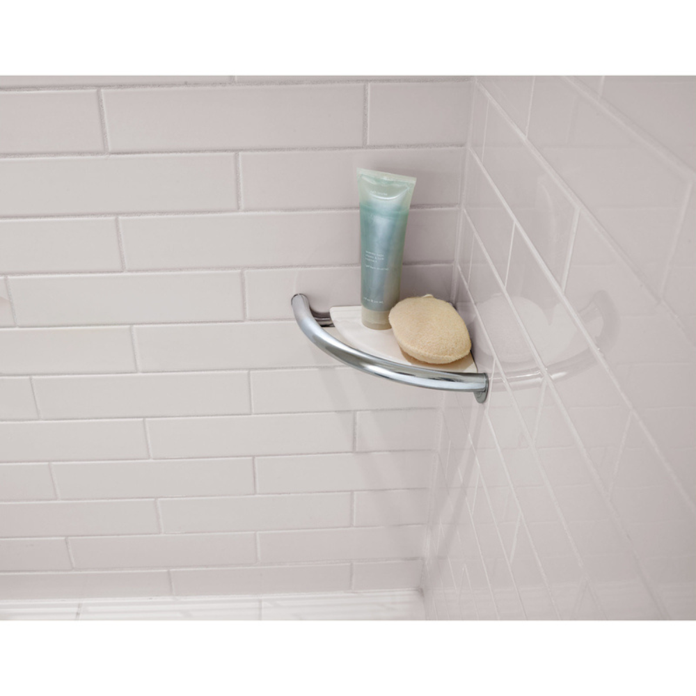 KỆ GÓC TƯỜNG BẰNG THÉP HIỆU DELTA DÀI 22CM