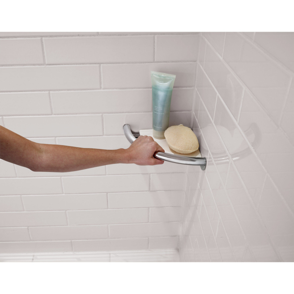 KỆ GÓC TƯỜNG BẰNG THÉP HIỆU DELTA DÀI 22CM
