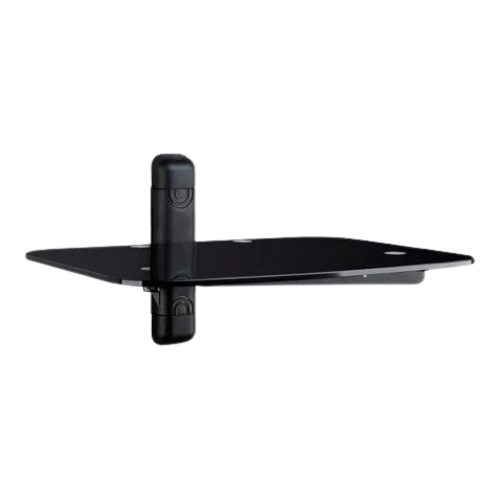 KỆ KÍNH CƯỜNG LỰC ROSS ĐEN 420MM X 300MM DÀY 6MM