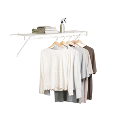 KỆ QUẦN ÁO BẰNG THÉP TRẮNG RUBBERMAID 1.2X0.3X1.2M