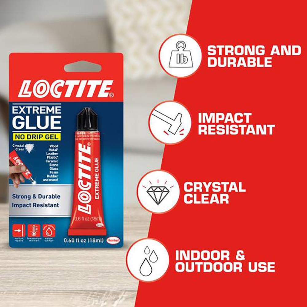 LOCTITE KEO DÁN ĐA BỀ MẶT GO2 18ML MÀU TRONG
