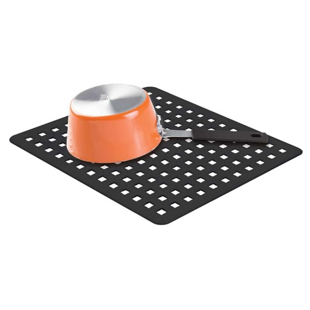 KHAY ĐỂ MIẾNG RỬA CHÉN MÀU ĐEN BẰNG CERAMIC