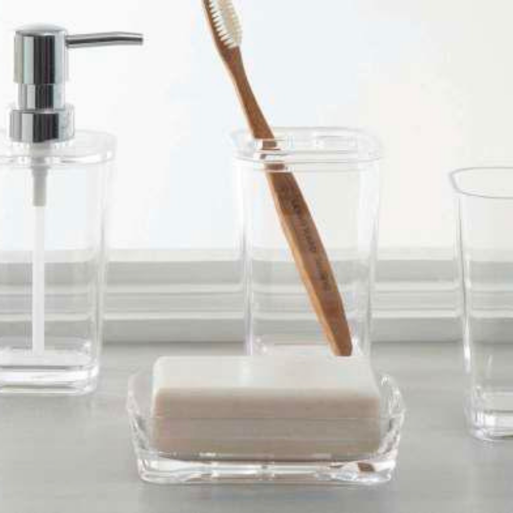 KHAY ĐỰNG XÀ PHÒNG OPTIKS MODA TRONG SUỐT NHỰA