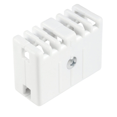 KHỚP NỐI KỆ KIM LOẠI RUBBERMAID TRẮNG 22X18X2CM