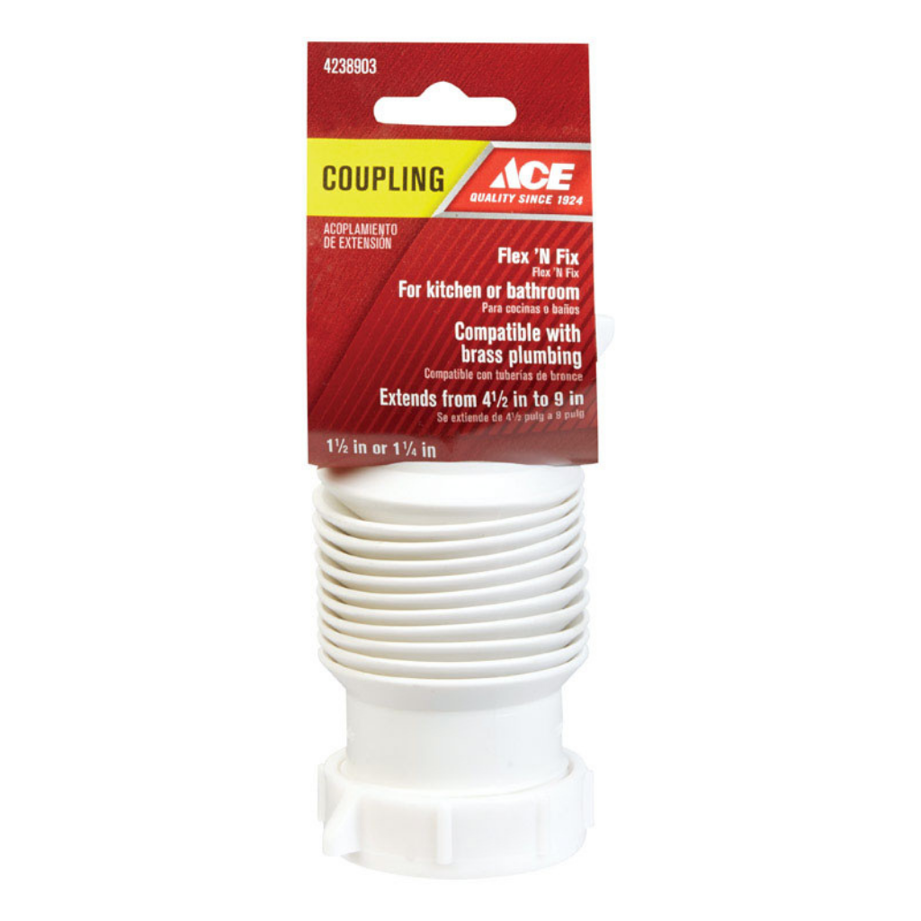 KHỚP NỐI ỐNG XẢ BỒN RỬA 3.8CM ACE-NHỰA PVC