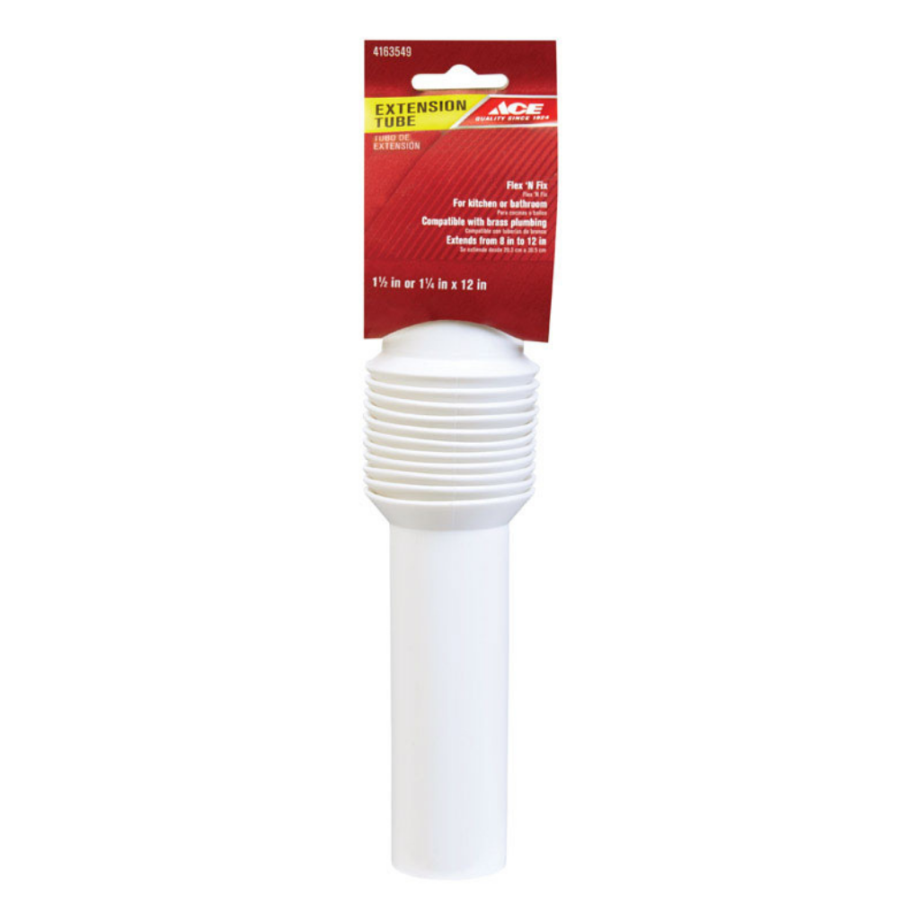 KHỚP NỐI ỐNG XẢ NHỰA CHO BỒN RỬA ACE 3.8X28CM