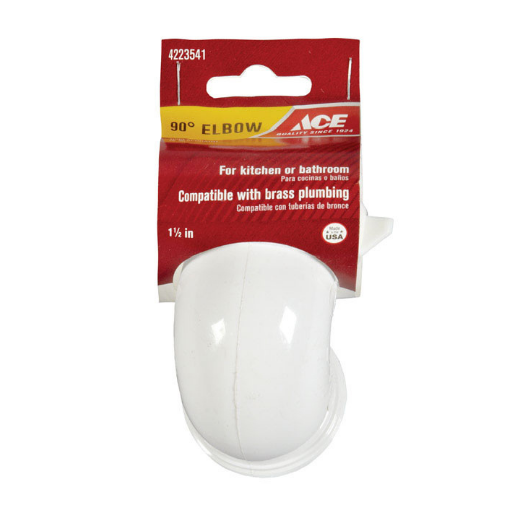 KHỦY NỐI 90 ĐỘ ACE 3.8X3.8CM BẰNG NHỰA