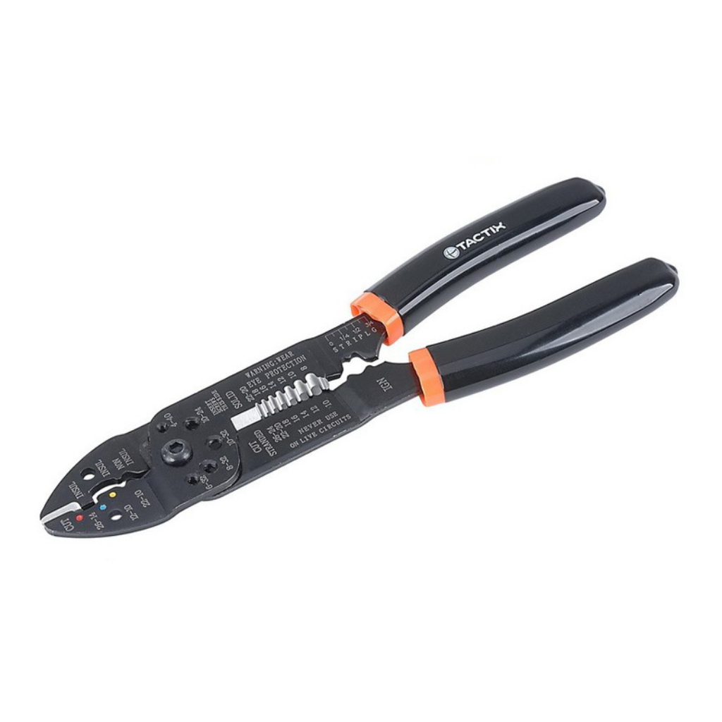 KÌM CẮT DÂY ĐIỆN ĐA NĂNG TACTIX 215MM BẰNG THÉP