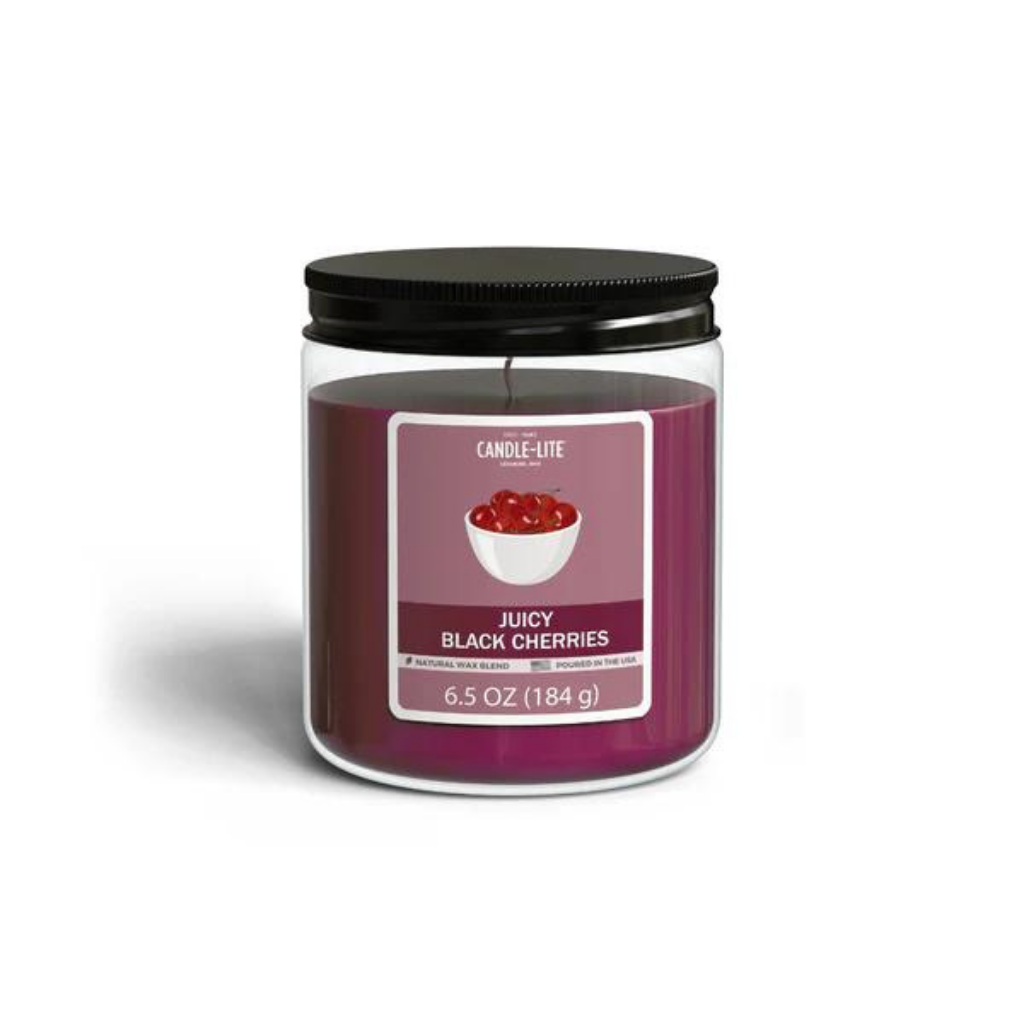 LỌ NẾN THƠM CANDLE-LITE-CHERRY,DÂU & KẸO BÔNG 184G